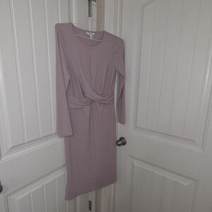 Nine West Lavender Long Sleeve Dress